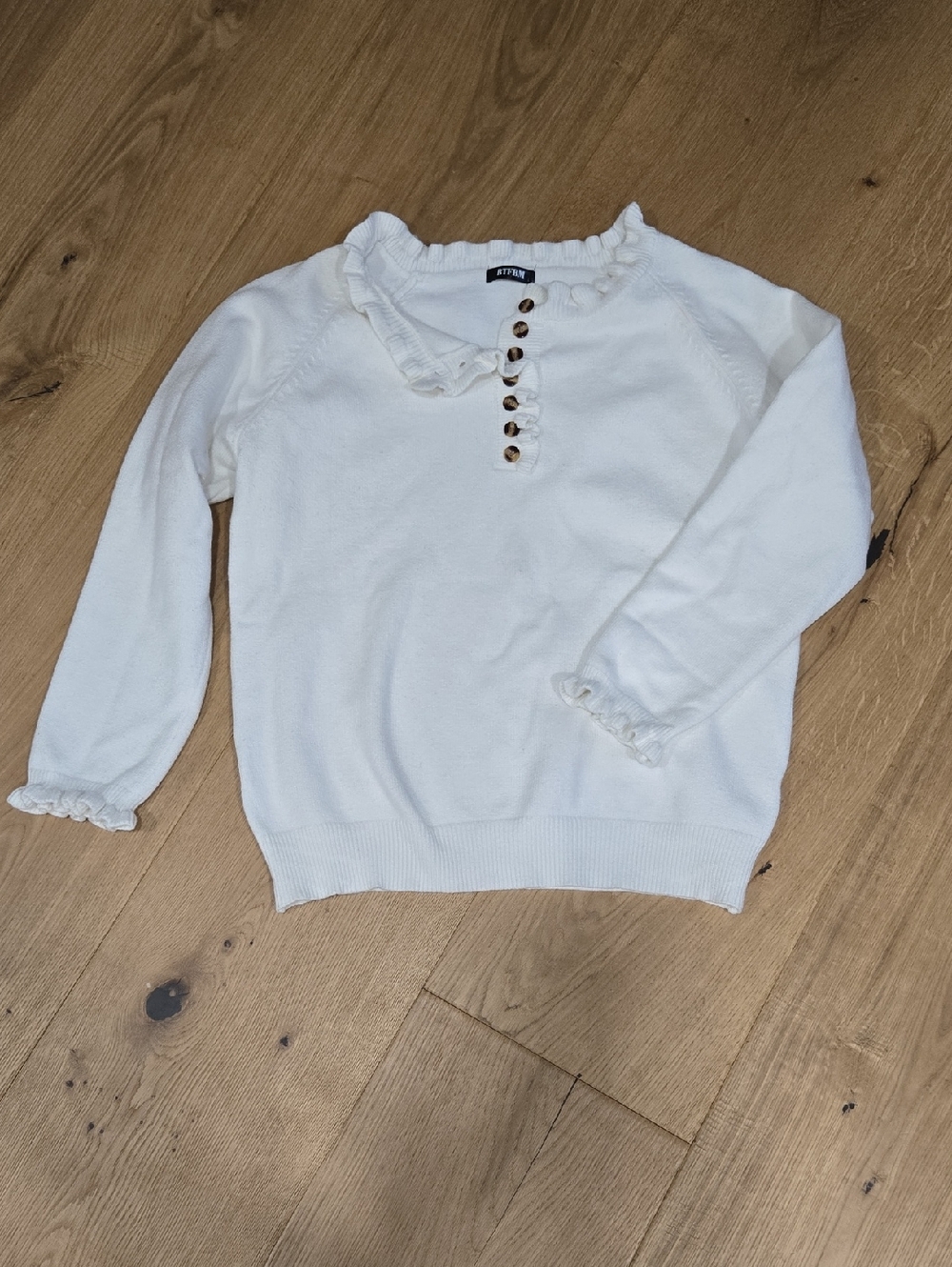 Viral Ruffle Sweater BTFM Large